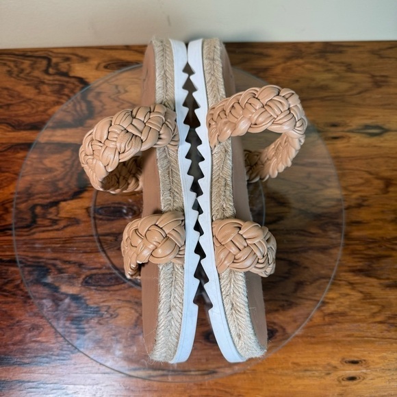 MARC FISHER Jaimee Espadrille Slide Sandal - Brown - size 7.5 - Picture 9 of 12